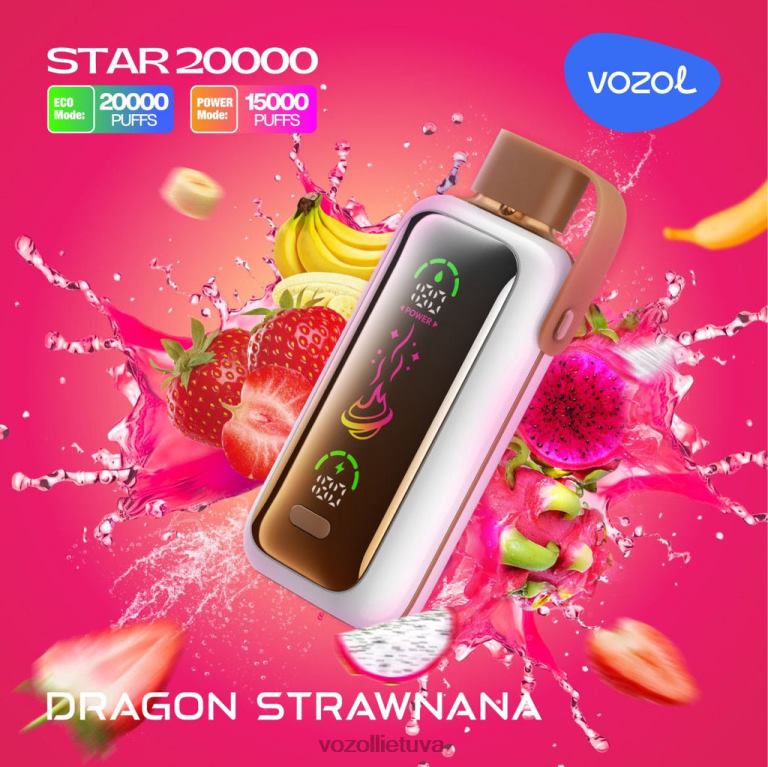 VOZOL STAR 20 000 drakonas strawnana XP8H28 | Vozol Vape Website