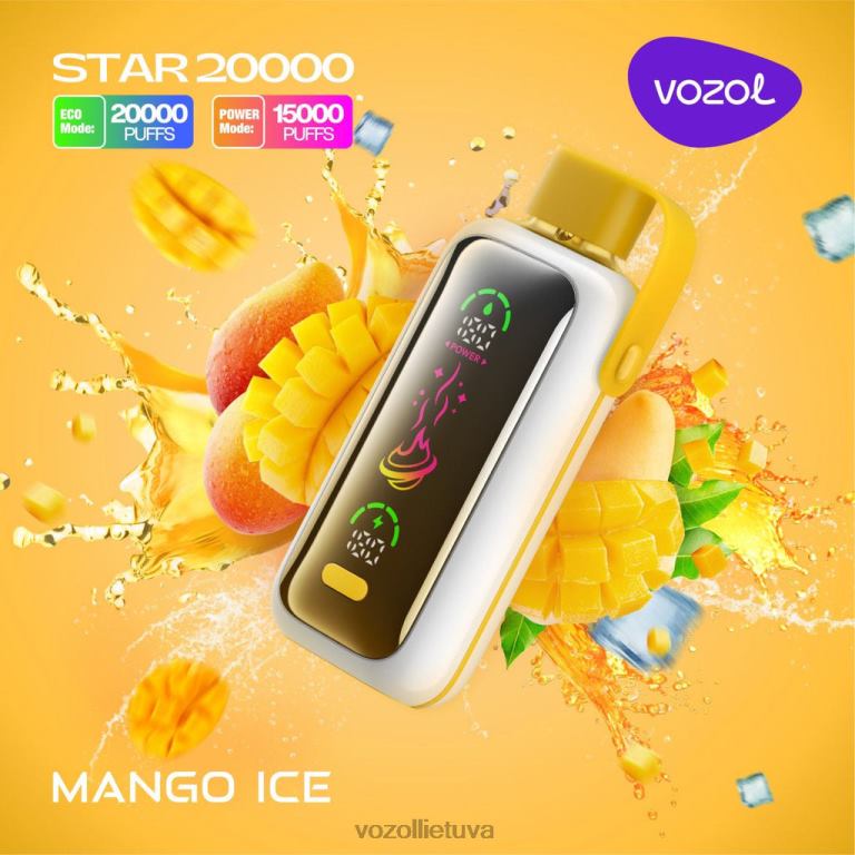 VOZOL STAR 20 000 mangų ledas XP8H213 | Vozol Vilnius