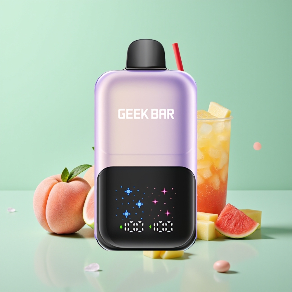 GEEK BAR 2GO 50000 Puffs 20ml Persikų Mango Arbūzas Ledas Interactive Screen Dual Tanks