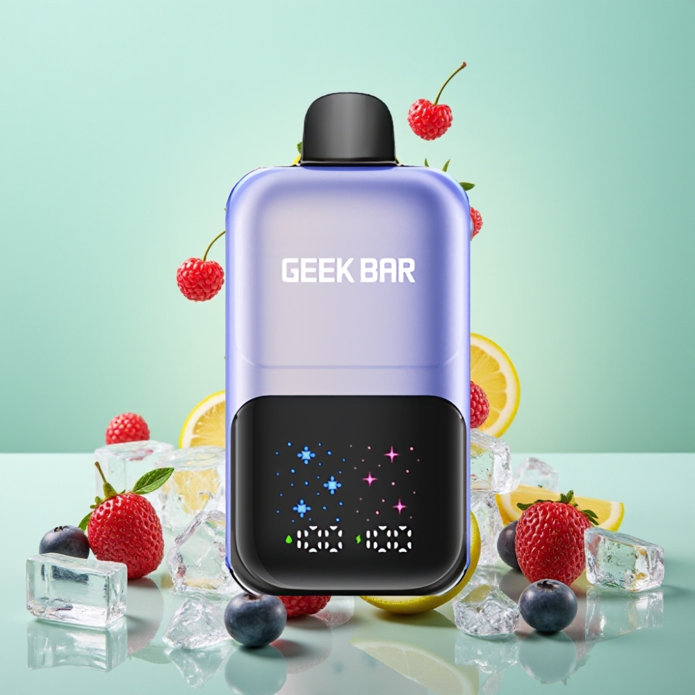 GEEK BAR 2GO Serija 50000 Puffs Mišrios Uogos Ledas 20ml 5% Nikotino