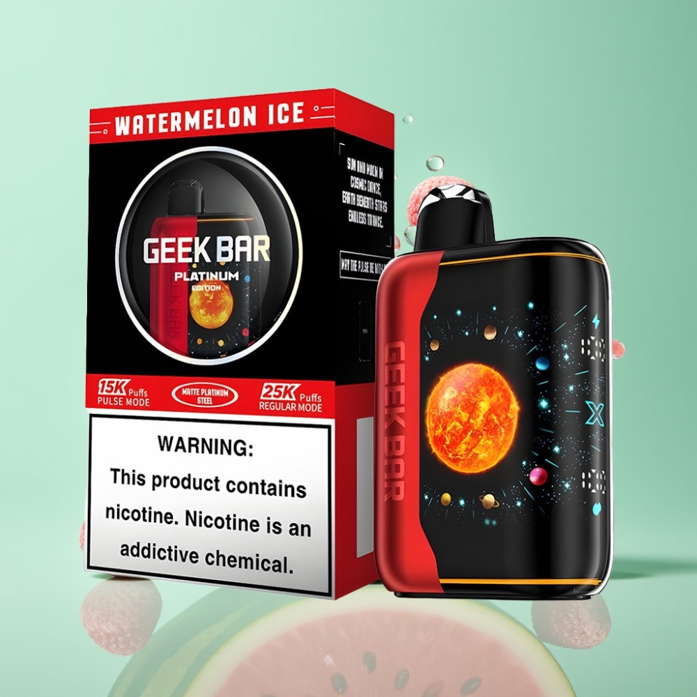GEEK BAR Platinum Edition 25000 Puffs USB-Type C arbūsu ledas