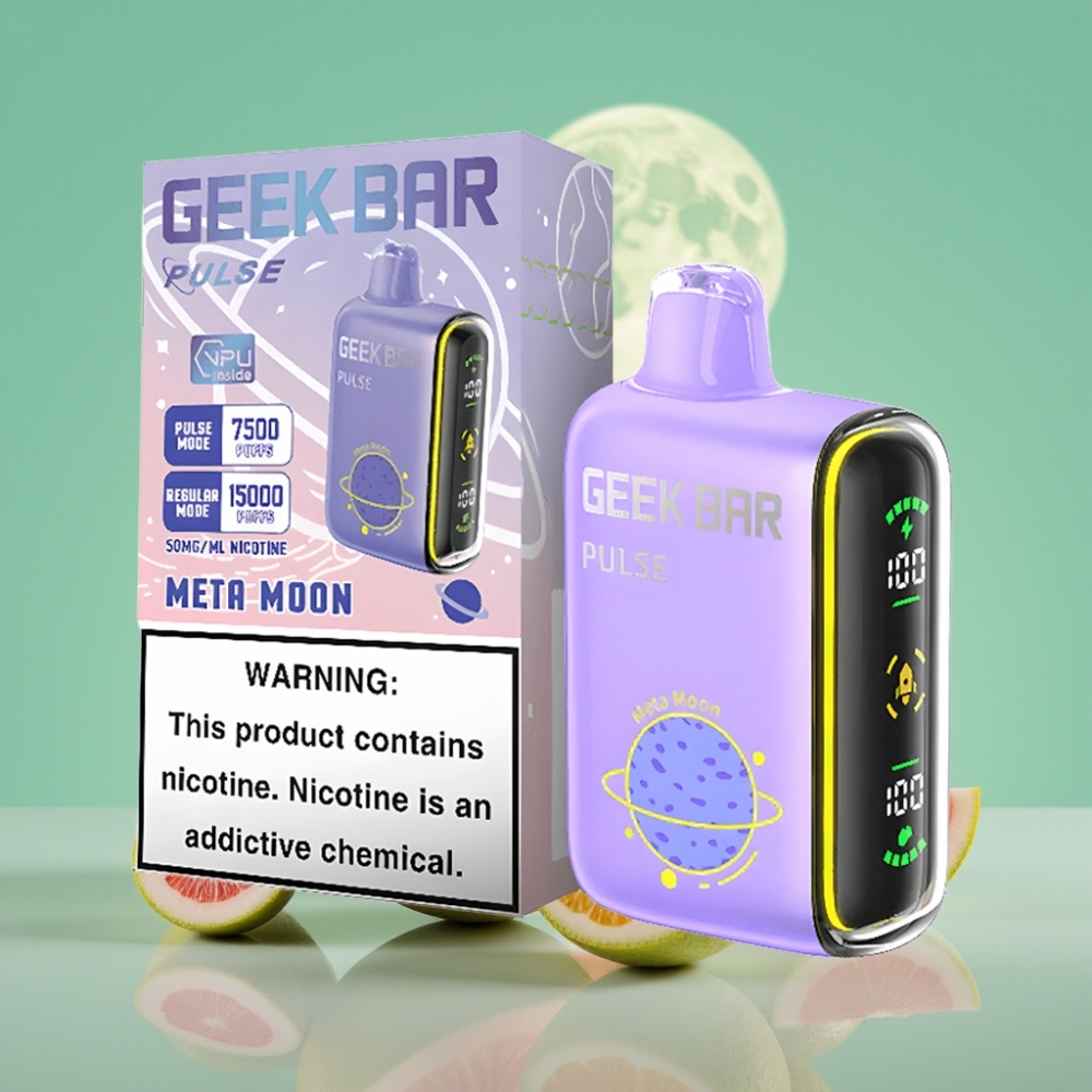 Geek Bar Pulse 15000 Pūkų, 16ML, 5% Nikotino, USB Type-C