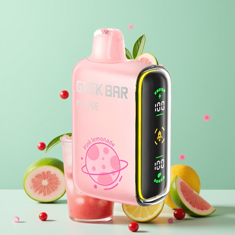 Geek Bar Pulse 15000 Pūkų, 16ML, 5% Nikotino, USB Type-C