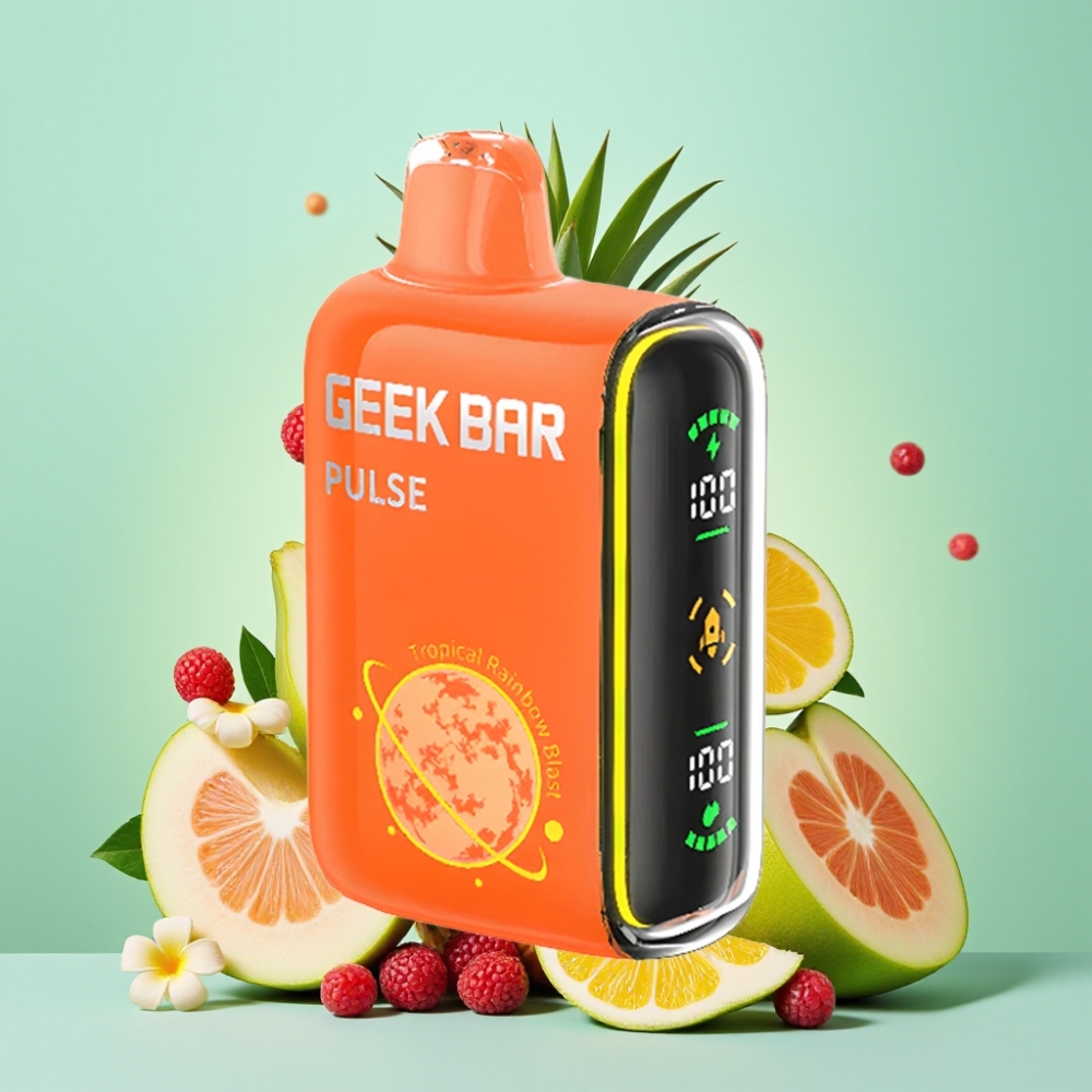 Geek Bar Pulse 15000 Pūkų, 16ML, 5% Nikotino, USB Type-C