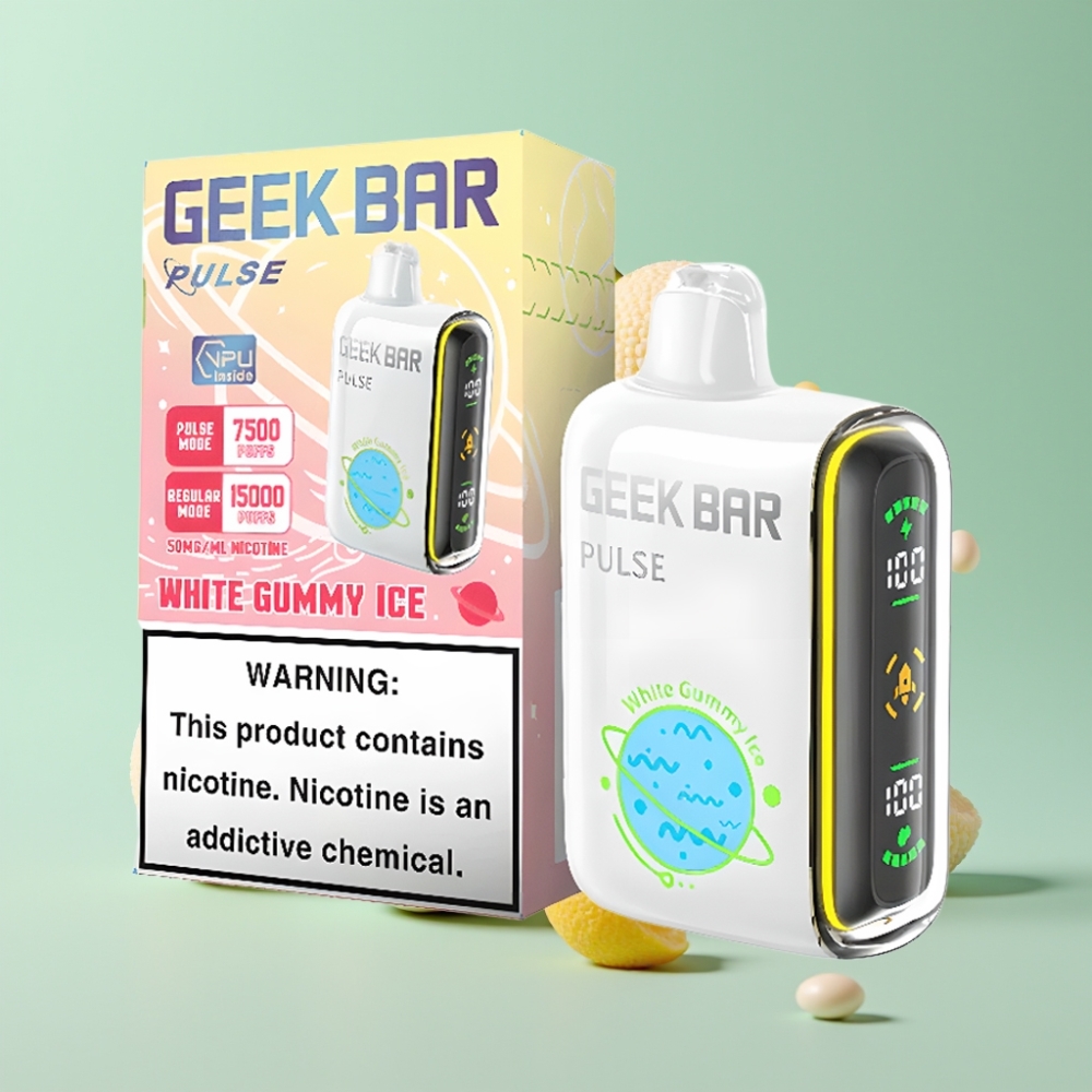 Geek Bar Pulse 15000 Pūkų, 16ML, 5% Nikotino, USB Type-C