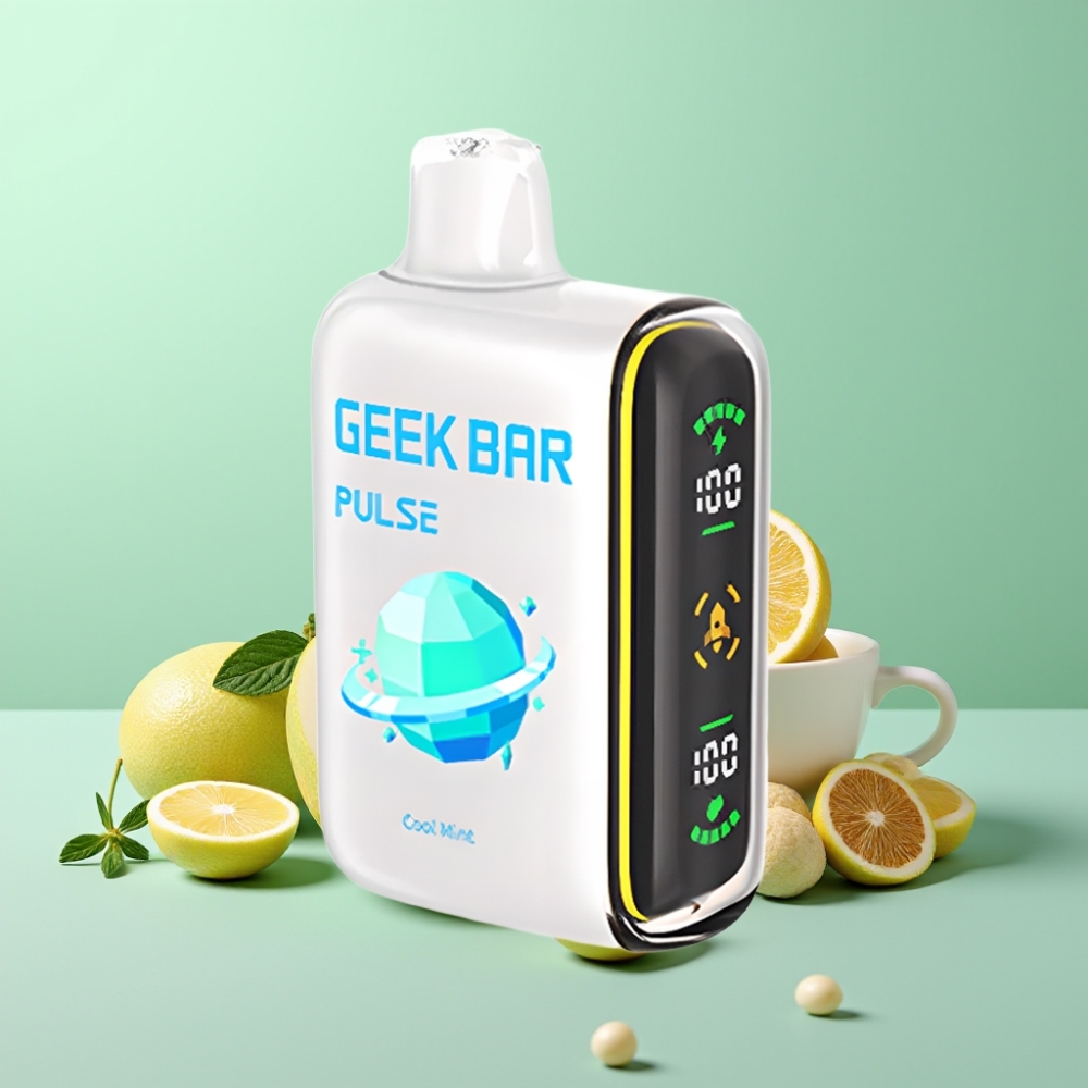 Geek Bar Pulse 15000 Pūkų, 16ML, 5% Nikotino, USB Type-C