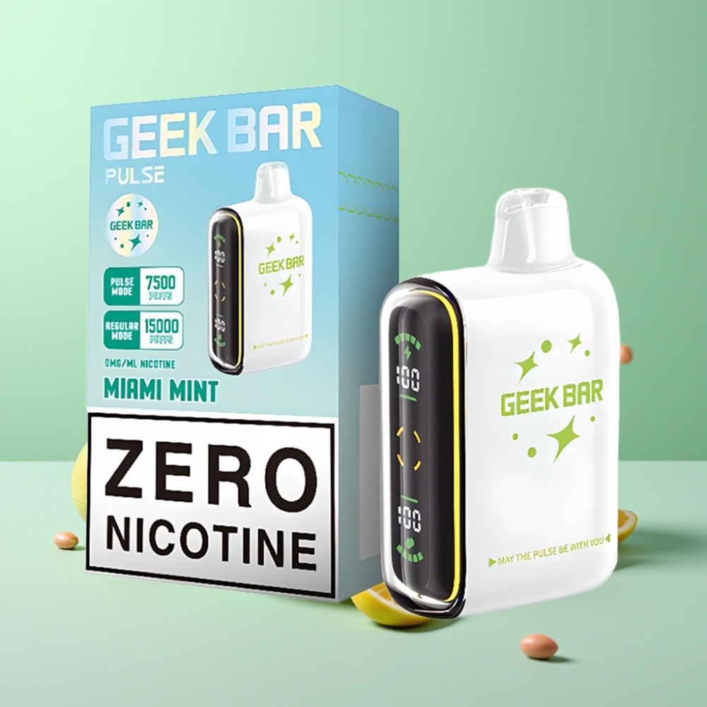 Geek Bar Pulse 15000 Puffs, 16ML, 5%, Oro srauto reguliavimas