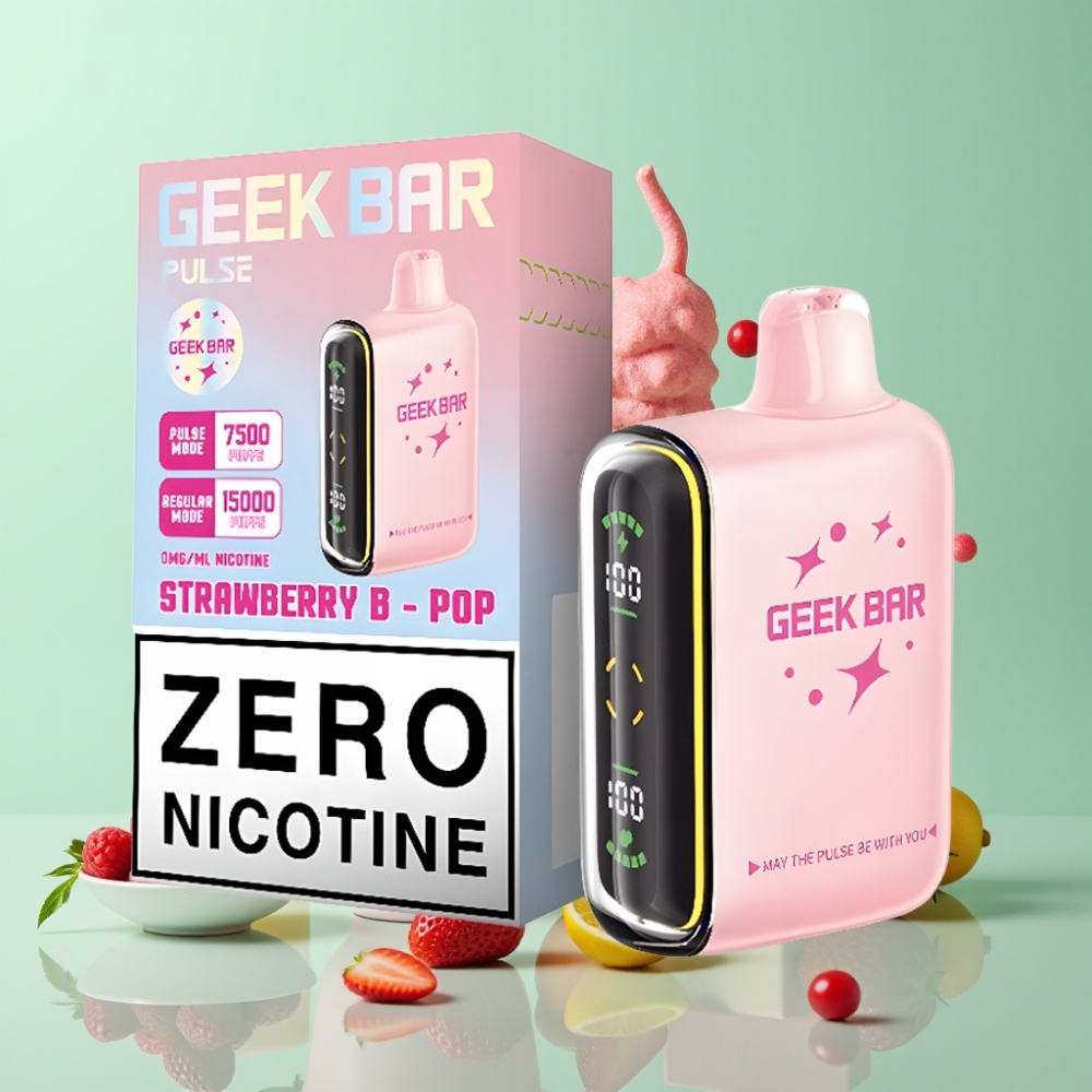 Geek Bar Pulse 15000 Puffs, 16ML, 5%, Oro srauto reguliavimas