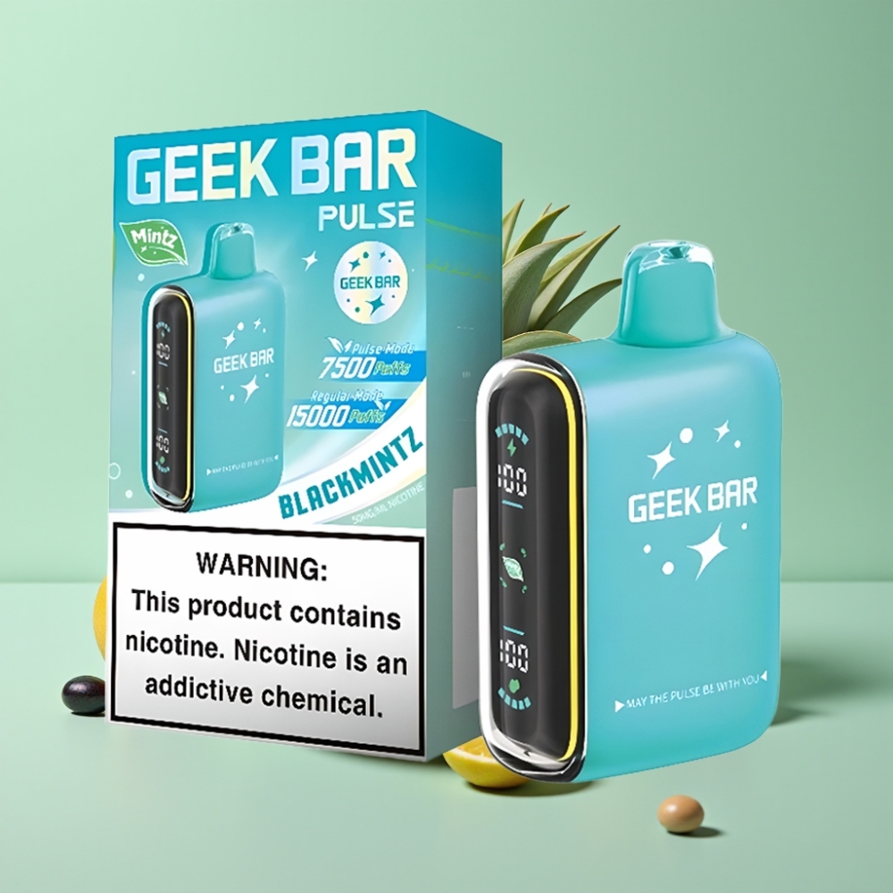 Geek Bar Pulse 15000 Puffs Mėtinė, 16ML, 5%, USB Type-C