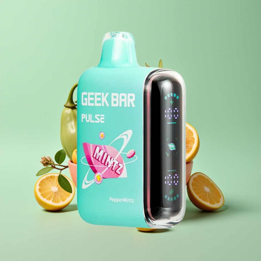 Geek Bar Pulse 15000 Puffs Mėtinė, 16ML, 5%, USB Type-C