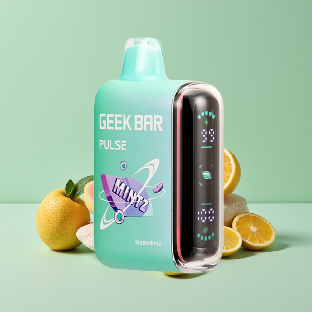 Geek Bar Pulse 15000 Puffs Mėtinė, 16ML, 5%, USB Type-C