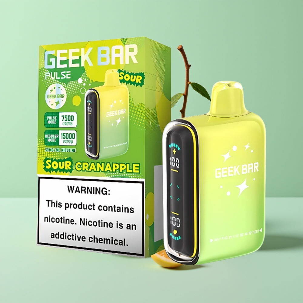 Geek Bar Pulse 15000 Puffs Sour Edition, 16ML, 5%, 650mAh