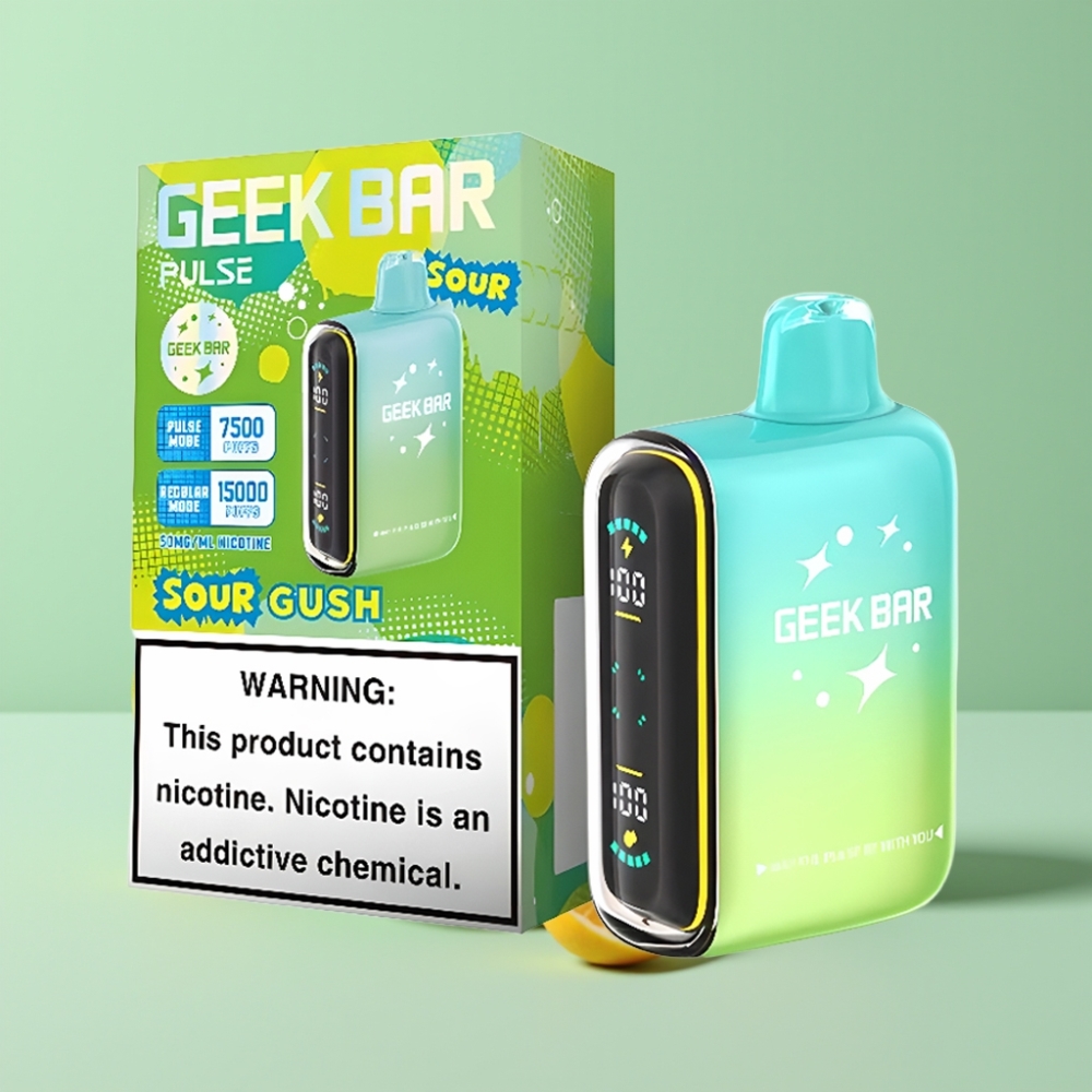 Geek Bar Pulse 15000 Puffs Sour Edition, 16ML, 5%, 650mAh