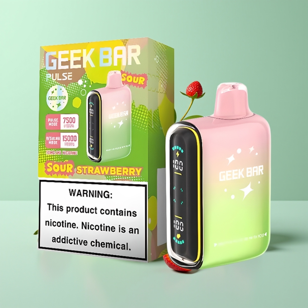 Geek Bar Pulse 15000 Puffs Sour Edition, 16ML, 5%, 650mAh