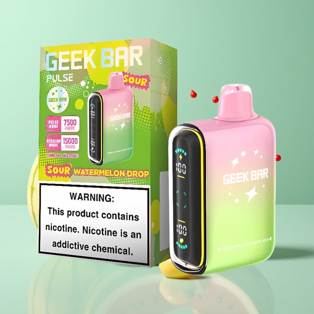 Geek Bar Pulse 15000 Puffs Sour Edition, 16ML, 5%, 650mAh