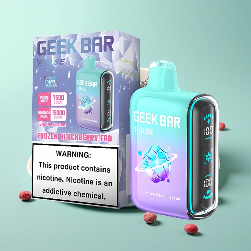 Geek Bar Pulse 15000 Puffs Užšalusiųjų Serija, 16ML, 5%, USB Type-C