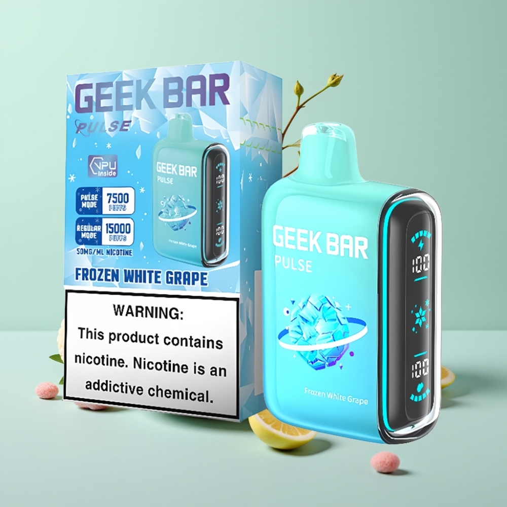 Geek Bar Pulse 15000 Puffs Užšalusiųjų Serija, 16ML, 5%, USB Type-C