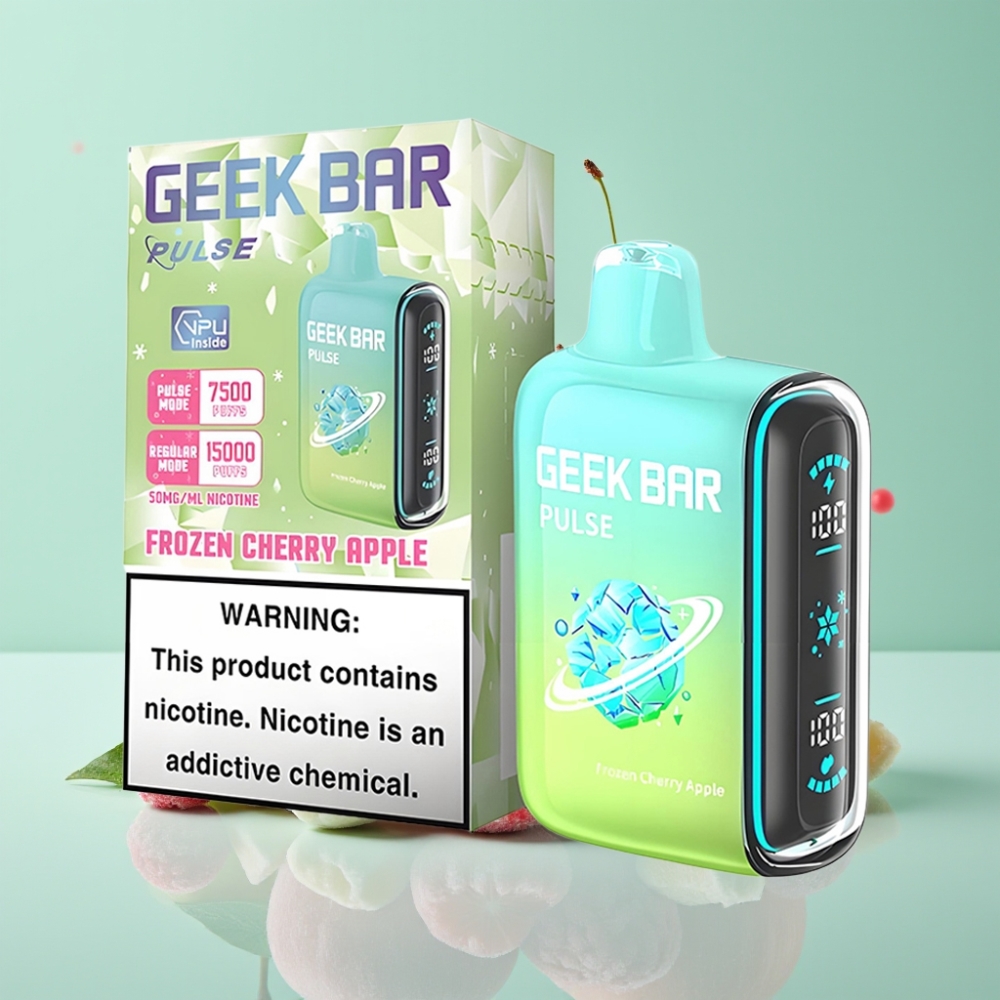 Geek Bar Pulse 15000 Puffs Užšalusiųjų Serija, 16ML, 5%, USB Type-C