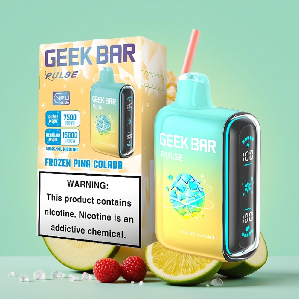Geek Bar Pulse 15000 Puffs Užšalusiųjų Serija, 16ML, 5%, USB Type-C