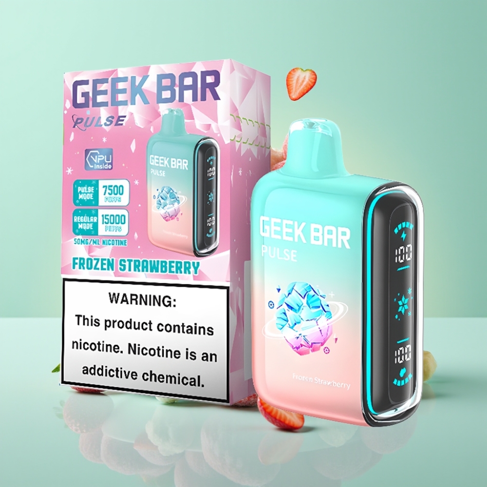 Geek Bar Pulse 15000 Puffs Užšalusiųjų Serija, 16ML, 5%, USB Type-C