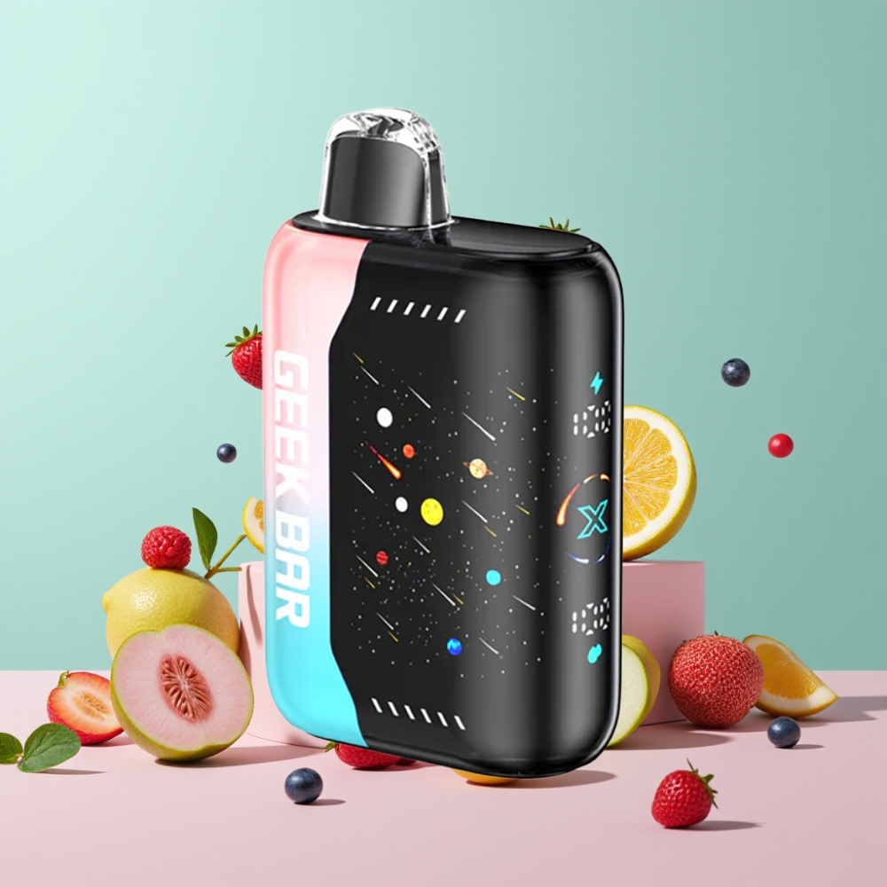 Geek Bar Pulse X 25000 Potūkiai, 18mL, USB Type-C, Dviguba Tinklelinė Apvija, Meteorų Leidimas