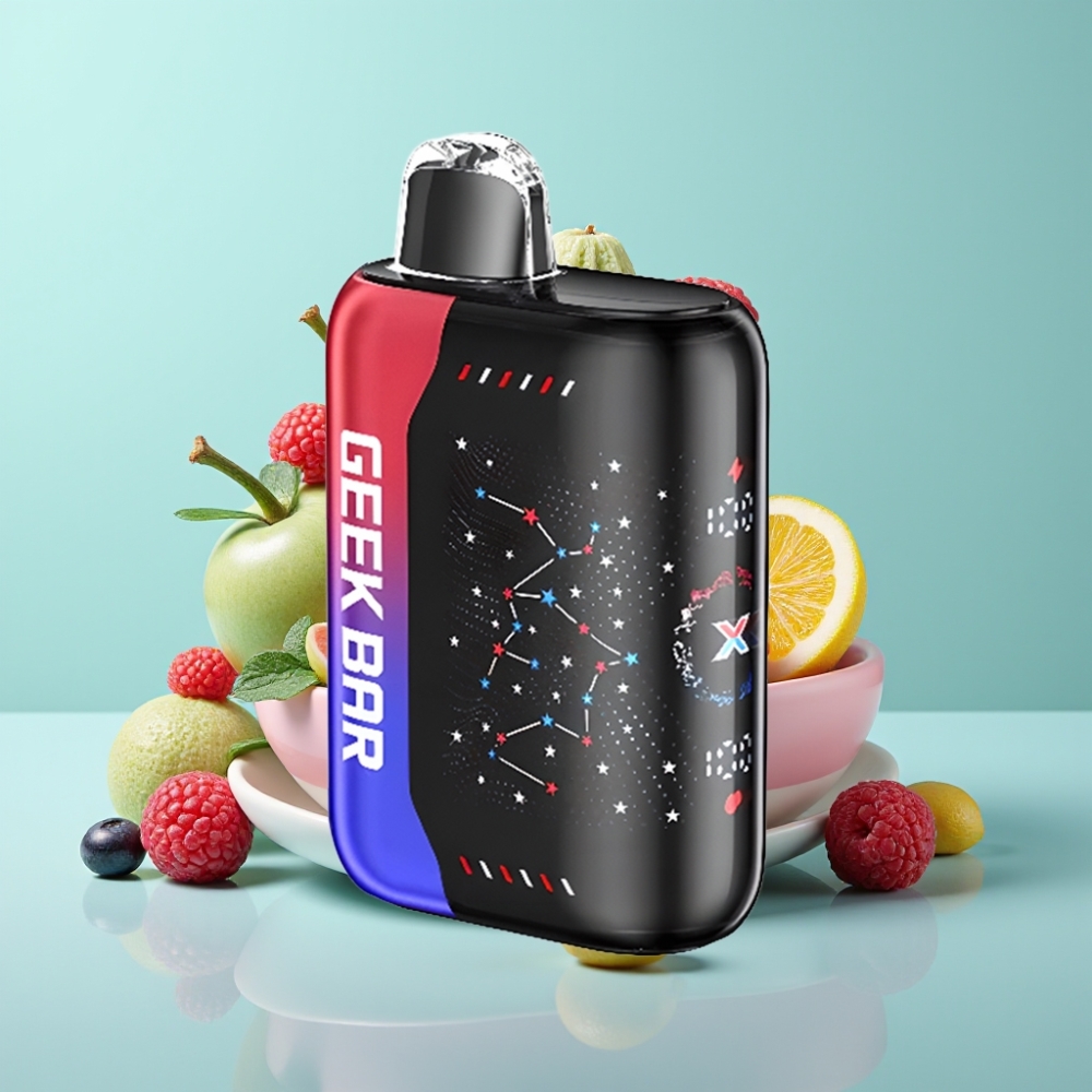 Geek Bar Pulse X 25000 Puffs, 18mL, 0-5% Nikotino, USB Type-C Patriot leidimas