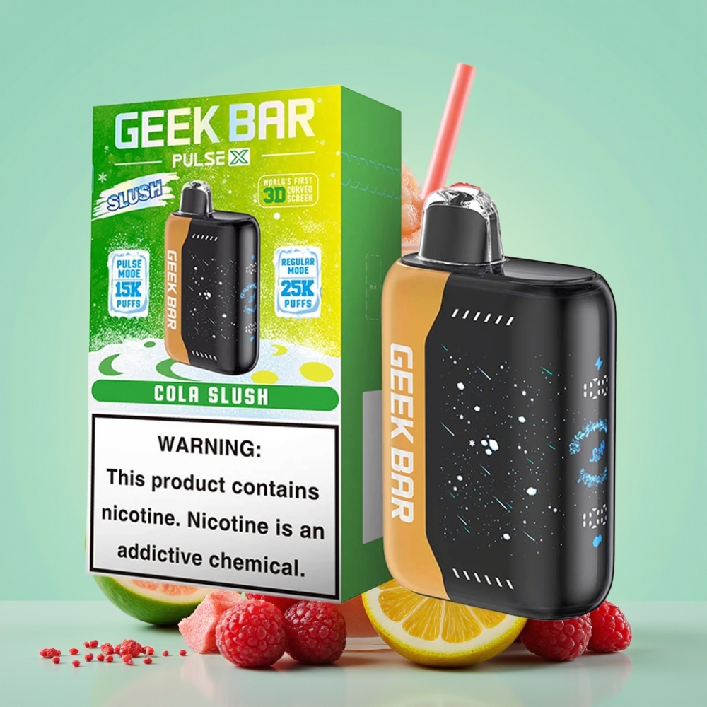 Geek Bar Pulse X 25000 Puffs Slush Edition, 18mL, 0-5% Nikotino, USB Type-C