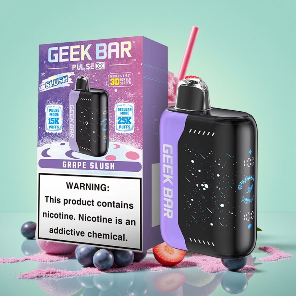 Geek Bar Pulse X 25000 Puffs Slush Edition, 18mL, 0-5% Nikotino, USB Type-C