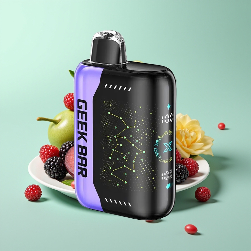 Geek Bar Pulse X 25000 Smūgių, 18mL Skysčio, USB Type-C, Dviguba Tinklelinė Apvija