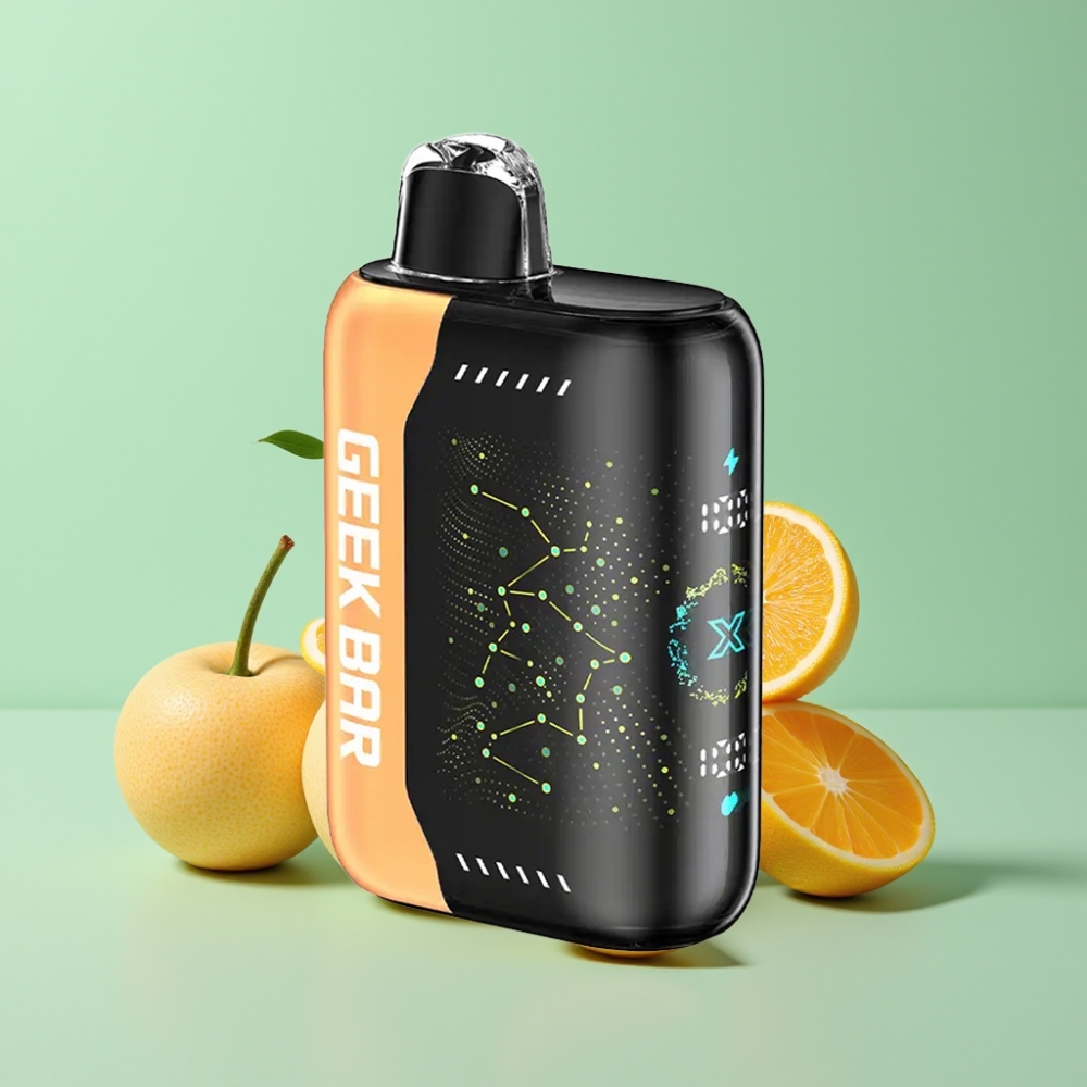 Geek Bar Pulse X 25000 Smūgių, 18mL Skysčio, USB Type-C, Dviguba Tinklelinė Apvija