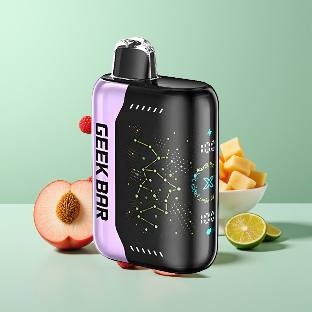 Geek Bar Pulse X 25000 Smūgių, 18mL Skysčio, USB Type-C, Dviguba Tinklelinė Apvija