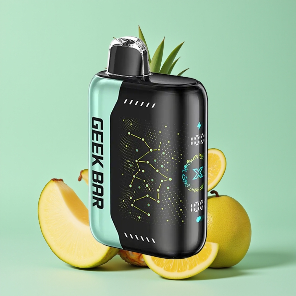 Geek Bar Pulse X 25000 Smūgių, 18mL Skysčio, USB Type-C, Dviguba Tinklelinė Apvija