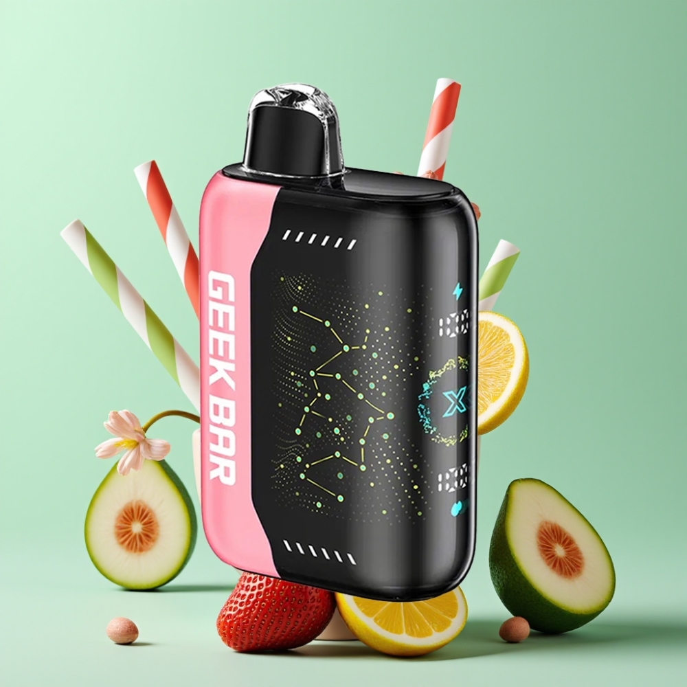 Geek Bar Pulse X 25000 Smūgių, 18mL Skysčio, USB Type-C, Dviguba Tinklelinė Apvija