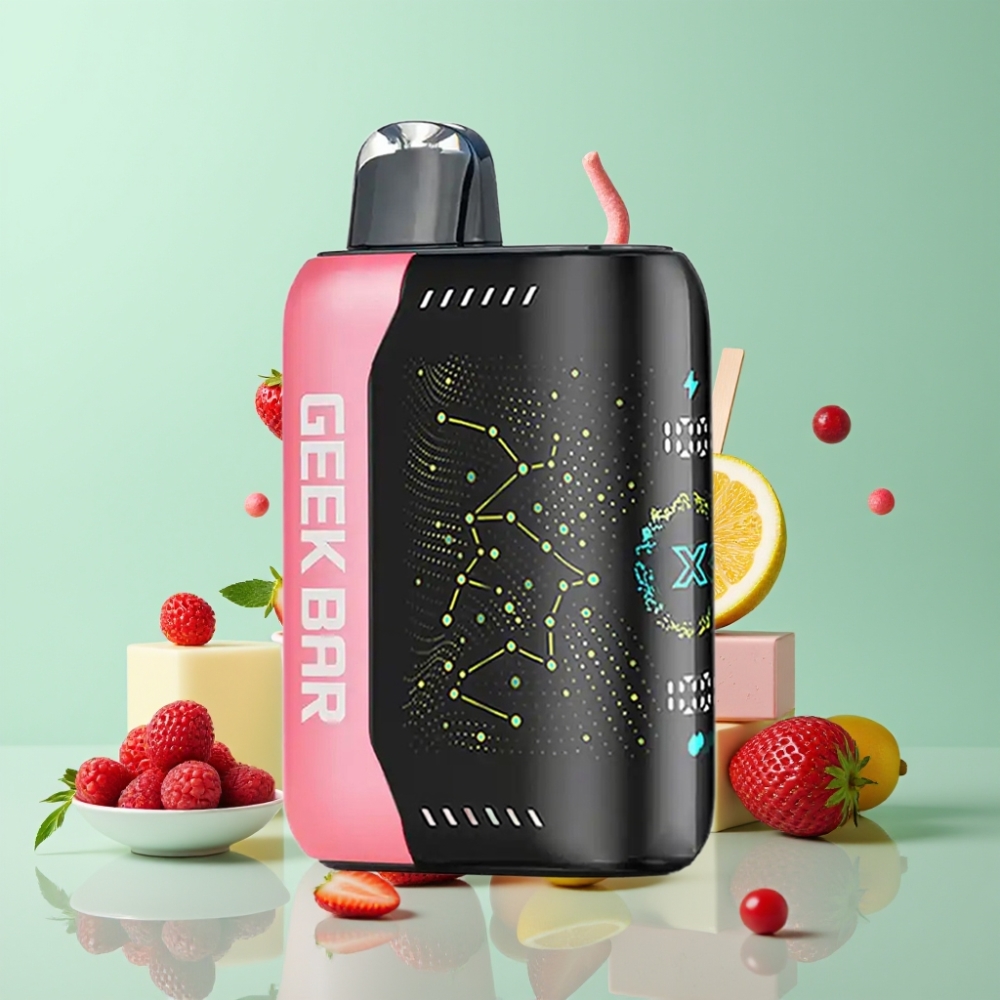 Geek Bar Pulse X 25000 Smūgių, 18mL Skysčio, USB Type-C, Dviguba Tinklelinė Apvija