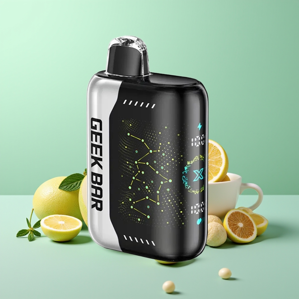 Geek Bar Pulse X 25000 Smūgių, 18mL Skysčio, USB Type-C, Dviguba Tinklelinė Apvija