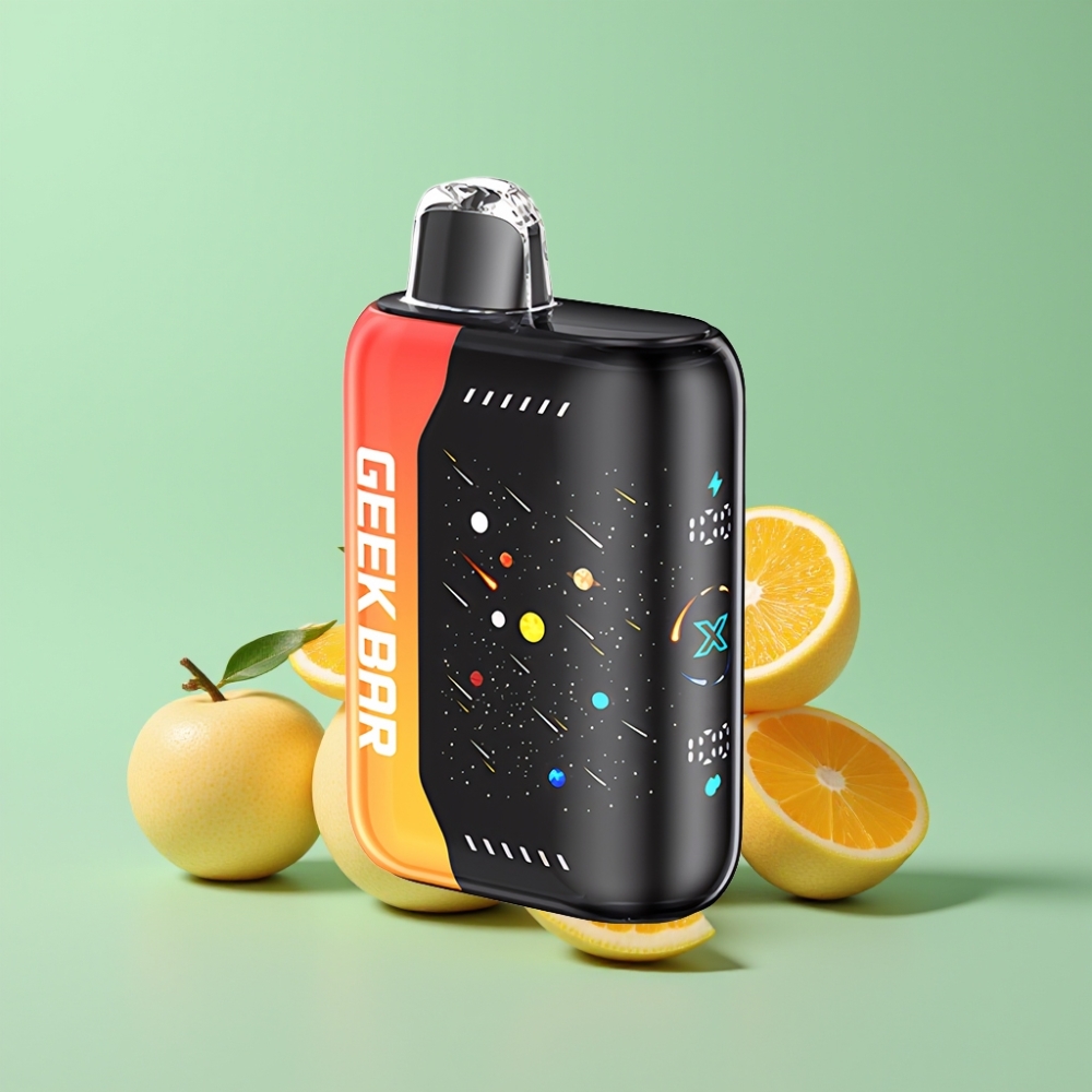 GEEK BAR Pulse X 42K Puffs Meteor Edition Apelsinų Drakonas, 820mAh, Dual Mesh Coil