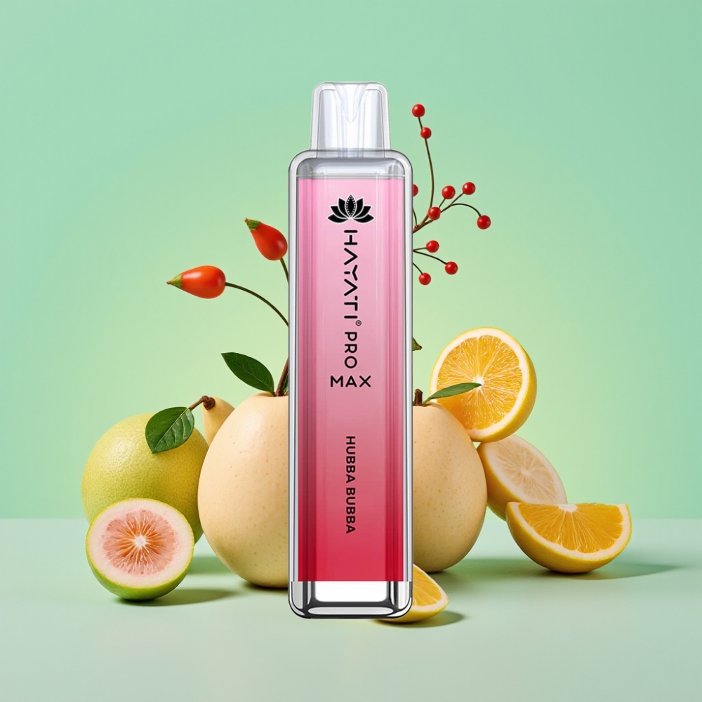 Hayati Pro Max 4000 Puffs Disposable Vape Hubba Bubba, 1400mAh, 2ml/10ml