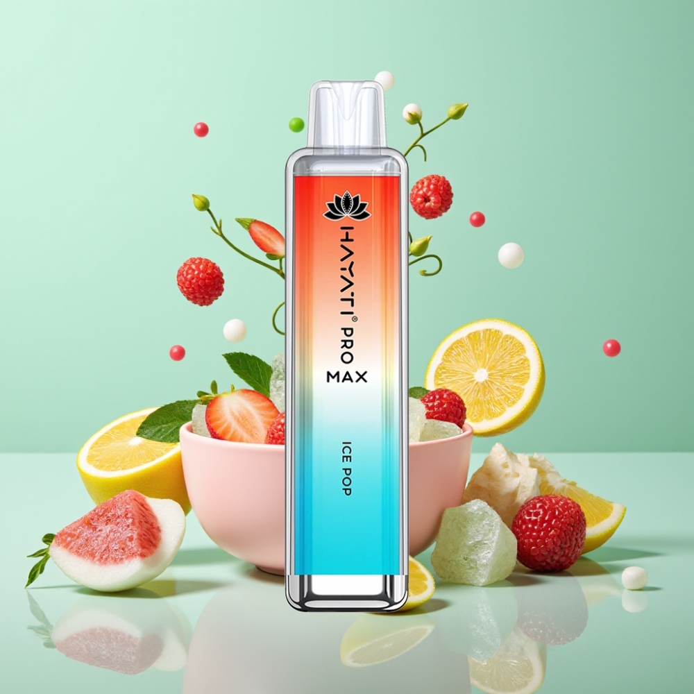 Hayati Pro Max 4000 Puffs Disposable Vape „Ice Pop“ 2%, 5% Nikotino, 1400mAh