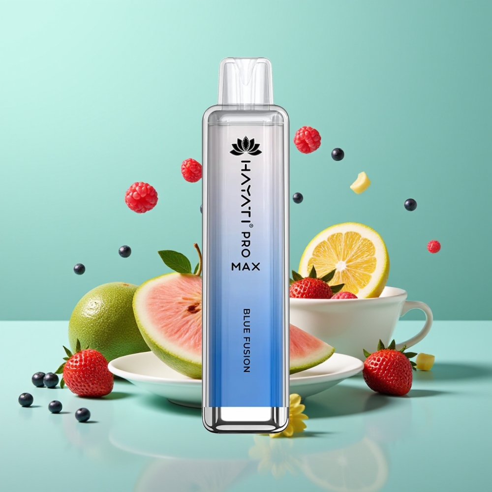 Hayati Pro Max 4000 Puffs Disposable Vape Mėlyna Fusion, 1400mAh, 2ml/10ml