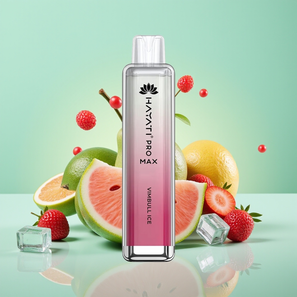 Hayati Pro Max 4000 Puffs Disposable Vape Vimbull Ice 2ml/10ml, 1400mAh, 2%/5%