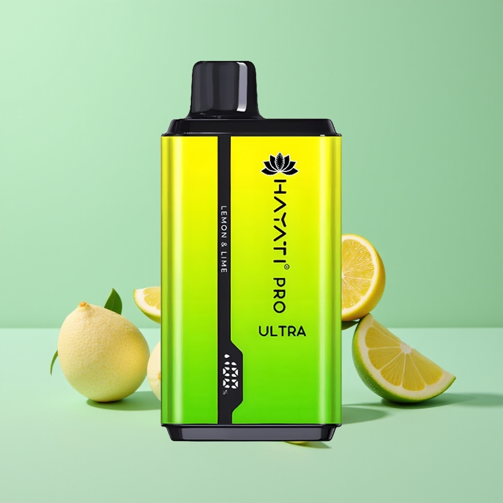 Hayati Pro Ultra 15000 Puffs Citrina & Žalioji Rūgštelė 850mAh 2×12ml 2%