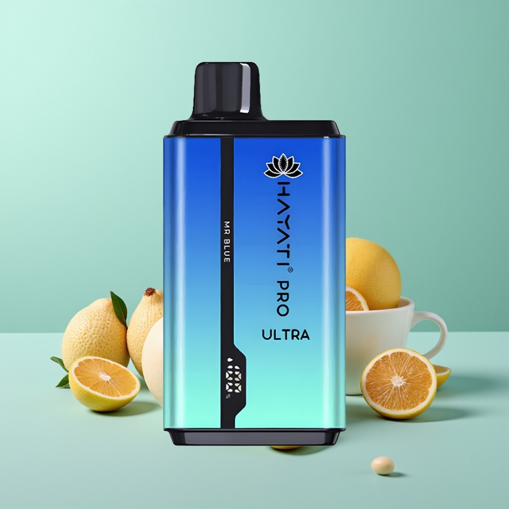 Hayati Pro Ultra 15000 Puffs Disposable Vape Mėlynasis 850mAh 2×12ml 2%