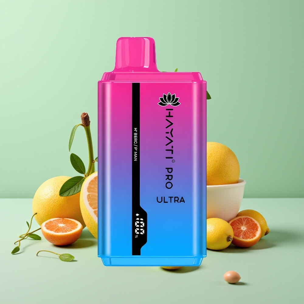Hayati Pro Ultra 15000 Puffs H' Berg P' Vyras, 850mAh, 2×12ml, 2%