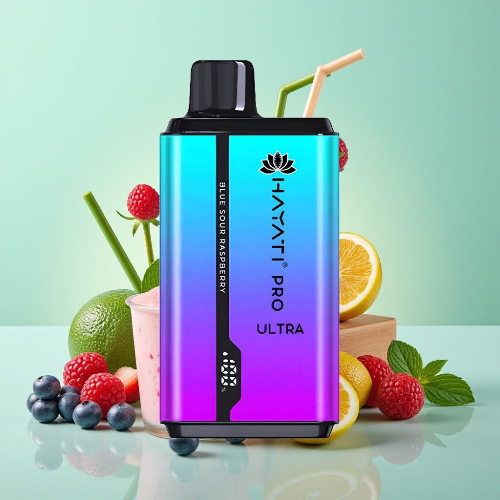 Hayati Pro Ultra 15000 Puffs "Mėlynųjų ir braškių mėtų" 850mAh 24ml
